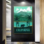 poster vintage della california 1