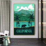 poster vintage della california 1