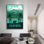 poster vintage della california 1