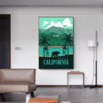 poster vintage della california 1