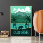 poster vintage della california 1