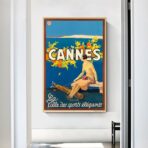 poster vintage di cannes 1