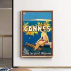 poster vintage di cannes 1