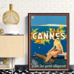 poster vintage di cannes 1