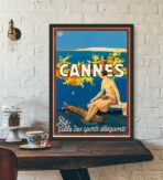 poster vintage di cannes 1