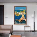 poster vintage di cannes 1
