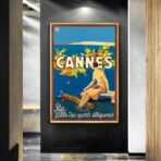 poster vintage di cannes 1