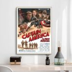 poster vintage di capitan america