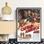 poster vintage di capitan america