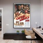 poster vintage di capitan america
