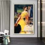 poster di champagne vintage 1
