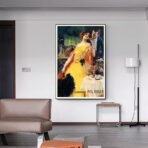 poster di champagne vintage 1