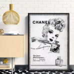 poster chanel vintage