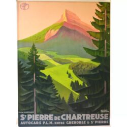 poster vintage chartreuse