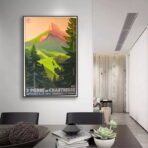 poster vintage chartreuse