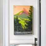 poster vintage chartreuse