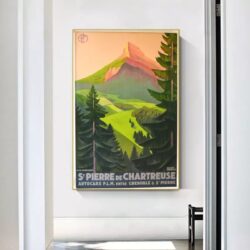poster vintage chartreuse
