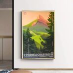 poster vintage chartreuse