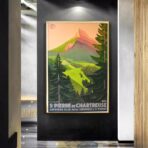 poster vintage chartreuse
