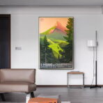 poster vintage chartreuse