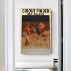 poster del circo vintage leone