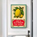 poster vintage limone