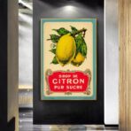 poster vintage limone