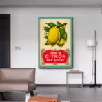 poster vintage limone