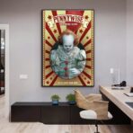 poster clown vintage pennywise 2