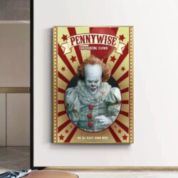 poster clown vintage pennywise 2