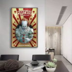poster clown vintage pennywise 2