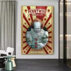 poster clown vintage pennywise 2