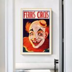 poster clown vintage