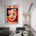 poster clown vintage