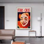 poster clown vintage