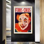 poster clown vintage