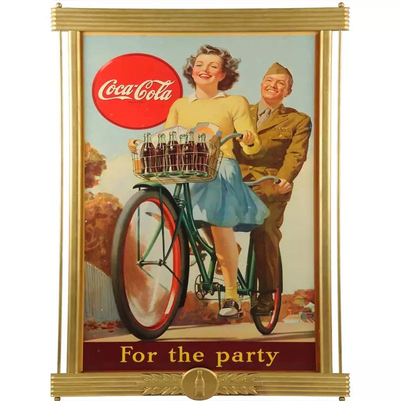 poster della coca cola guerra vintage poster della coca cola guerra vintage