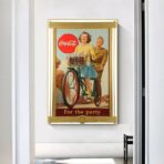 poster della coca cola guerra vintage