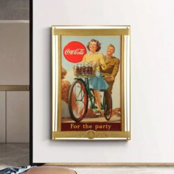 poster della coca cola guerra vintage
