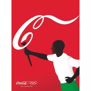 poster vintage coca cola giochi olimpici