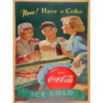 poster sport vintage coca cola
