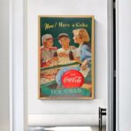 poster sport vintage coca cola