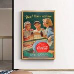 poster sport vintage coca cola