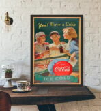 poster sport vintage coca cola