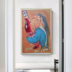 poster cocktail vintage francia