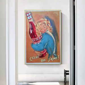 poster cocktail vintage francia