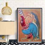 poster cocktail vintage francia