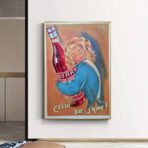 poster cocktail vintage francia