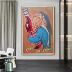 poster cocktail vintage francia