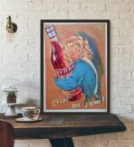 poster cocktail vintage francia